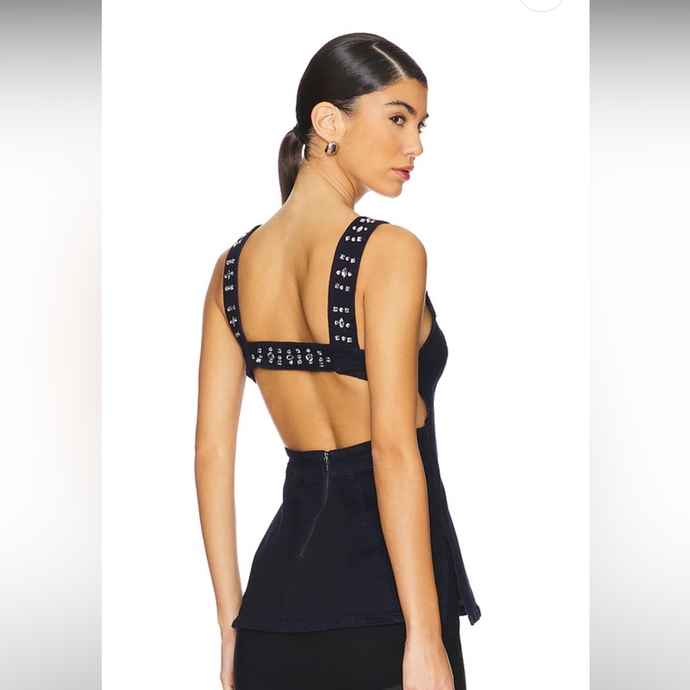 Free People Decked in Shine top